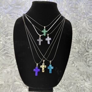Cross Pendant Necklace Set